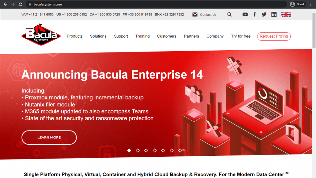 Unitrends vs Veeam vs Bacula Enterprise Unitrends vs Veeam vs Bacula Enterprise