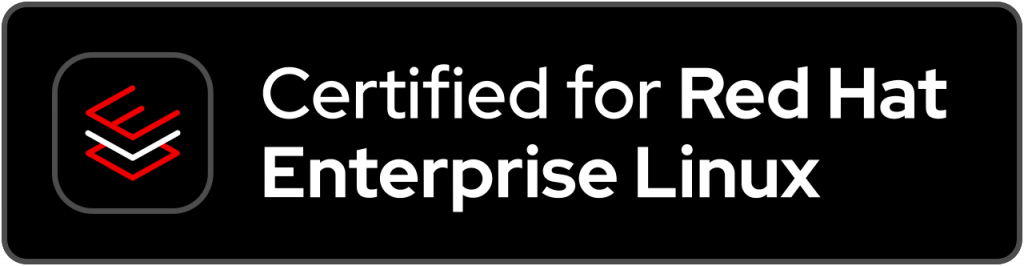 Red Hat Enterprise Linux button